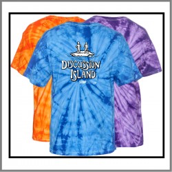 Stop Hate DISCUSSION ISLAND Podcast Tie Dye T-Shirt Stop Hate DISCUSSION ISLAND Podcast Tie Dye T-Shirt