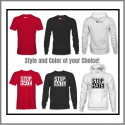 Stop Hate ACRONYM gear in 3 Styles Stop Hate ACRONYM gear in 3 Styles